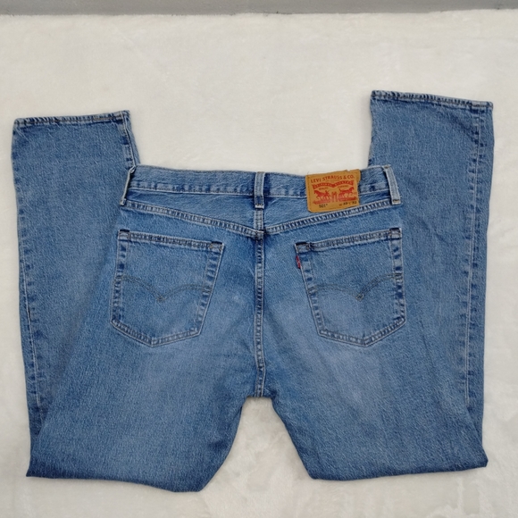 Levi's 501 '93 straight premium button fly big "E" denim jeans men's siz… - Picture 4 of 16